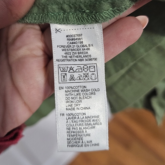 Forever 21 Army Green Utility Jacket - Picture 6 of 6